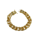 Pulseira Romano 15mm Banhado a Ouro 18k