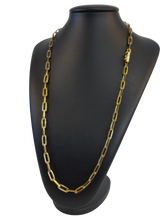 Cordão Tijolinho 6mm Banhado a Ouro 18k