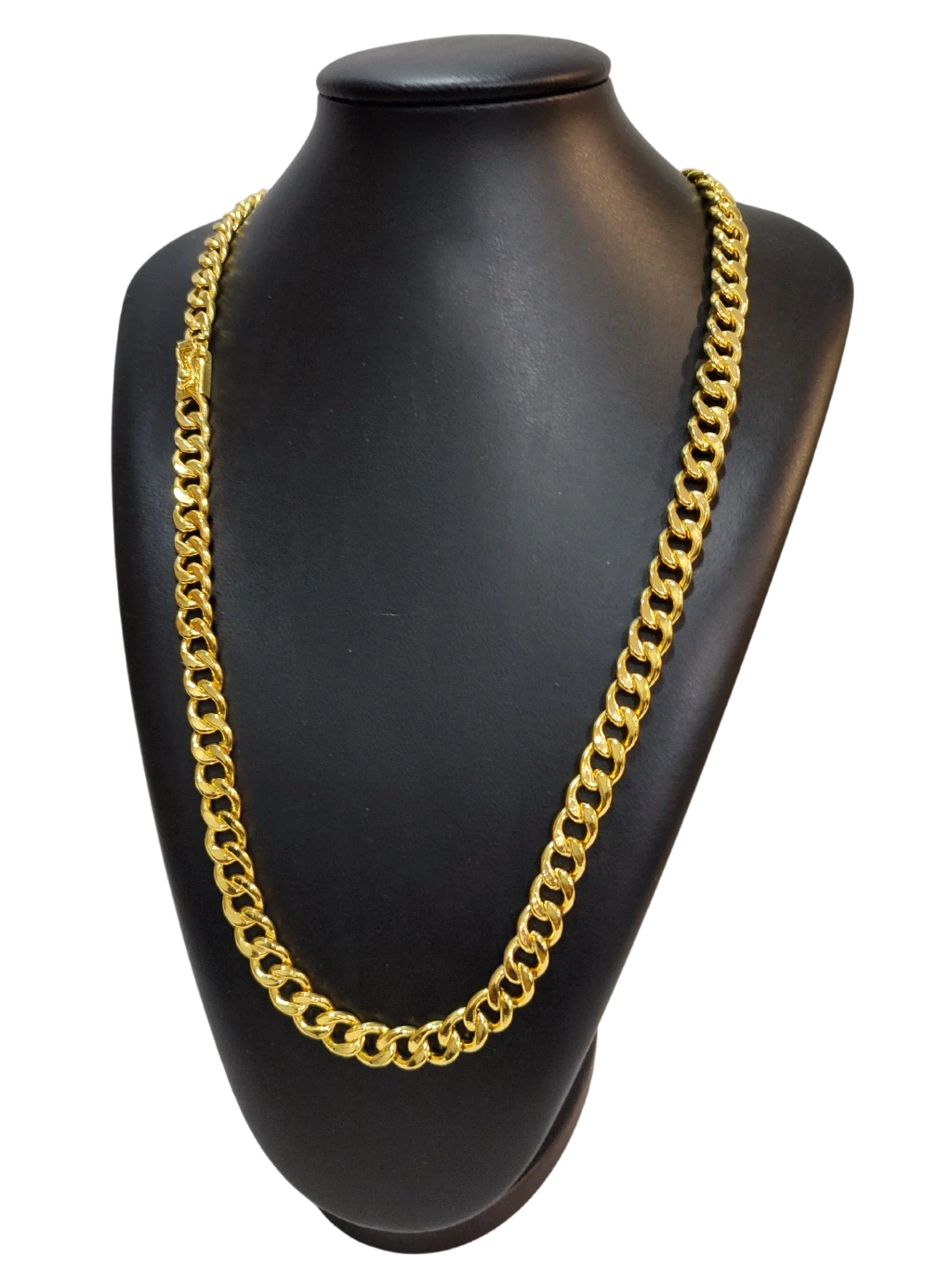 Cordão Pitbull 10mm Banhado a Ouro 18k