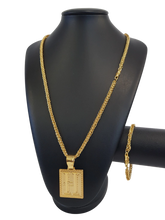 Cordão Pulseira Peruano 6mm Pingente Escolha sua Letra de A a Z Banhado a Ouro 18k