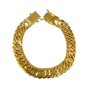 Pulseira Grumet 13mm Banhado a Ouro 18k
